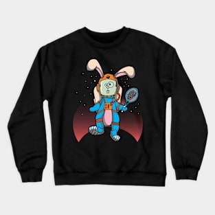 Astronaut Rabbit Crewneck Sweatshirt